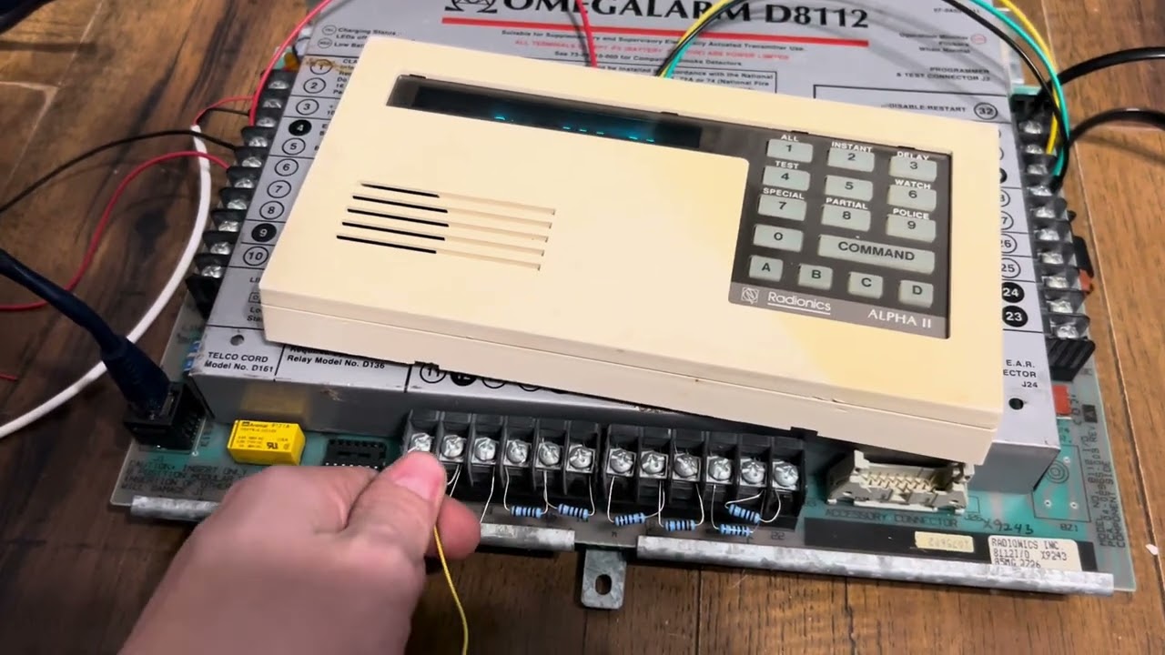 Radionics D8112 (G2) Security System Demo!