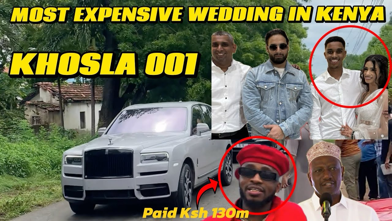 MOST EXPENSIVE WEDDING IN KENYA: BILLIONAIRE IMRAN KHOSLA SON ZAKIR WEDS FATMA.