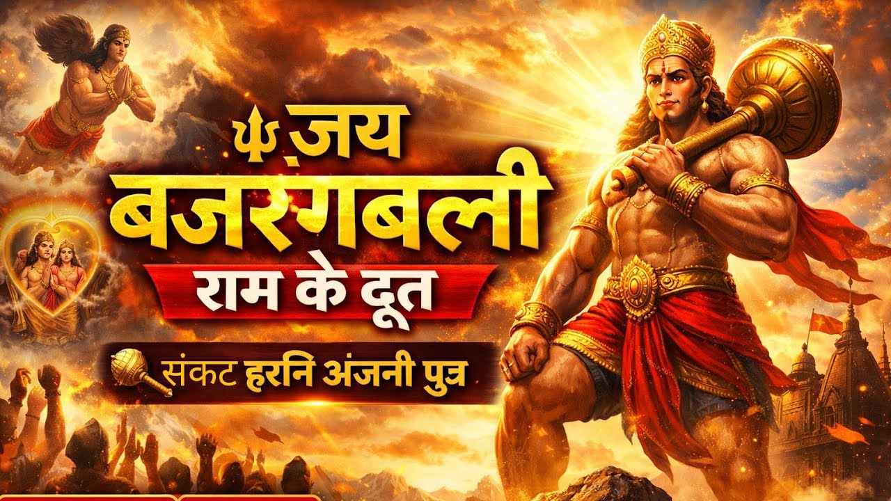 जय बजरंगबली राम के दूत 🚩 | संकट हर लो अंजनी सुत | Powerful Hanuman Bhajan 2026