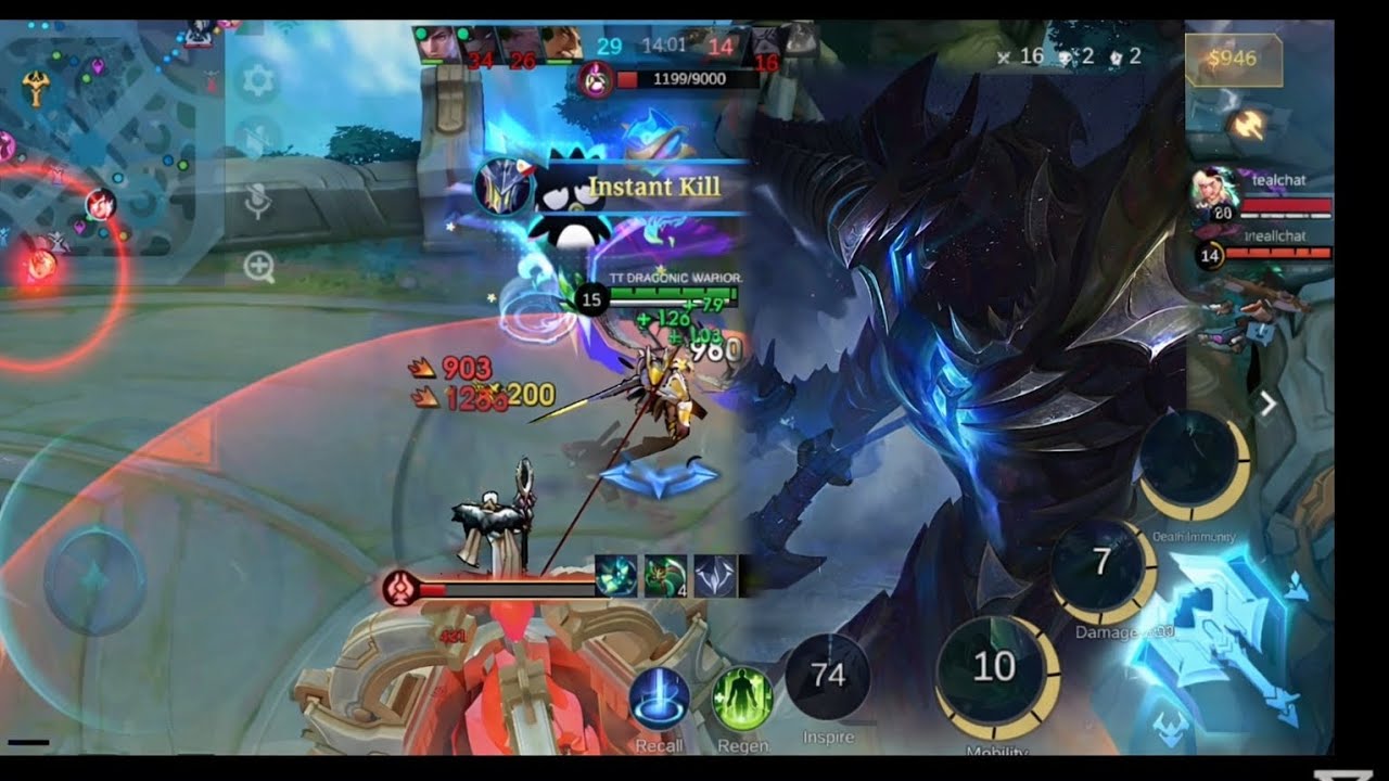 Mlbb Argus instant kill.15 kill.Mvp.Gameplay by Vortex Knight Gmaing.