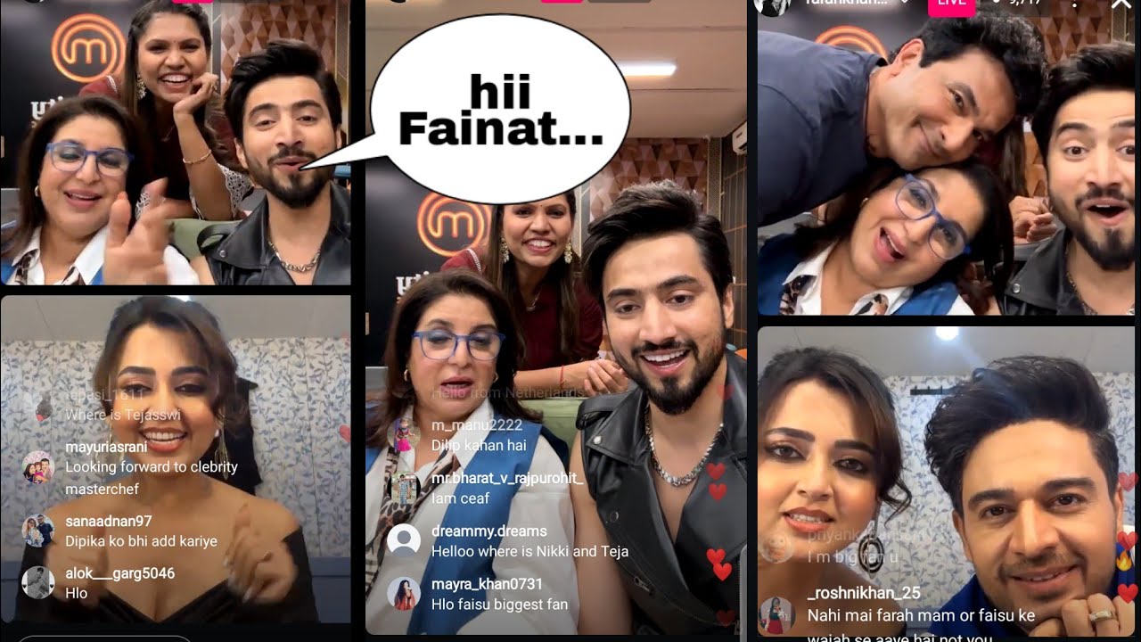 Mr Faisu live 🔴with farah, Tejashwi & Gaurav