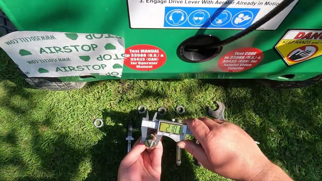 Aerifikace, Lawn aerification, spikes possibilities