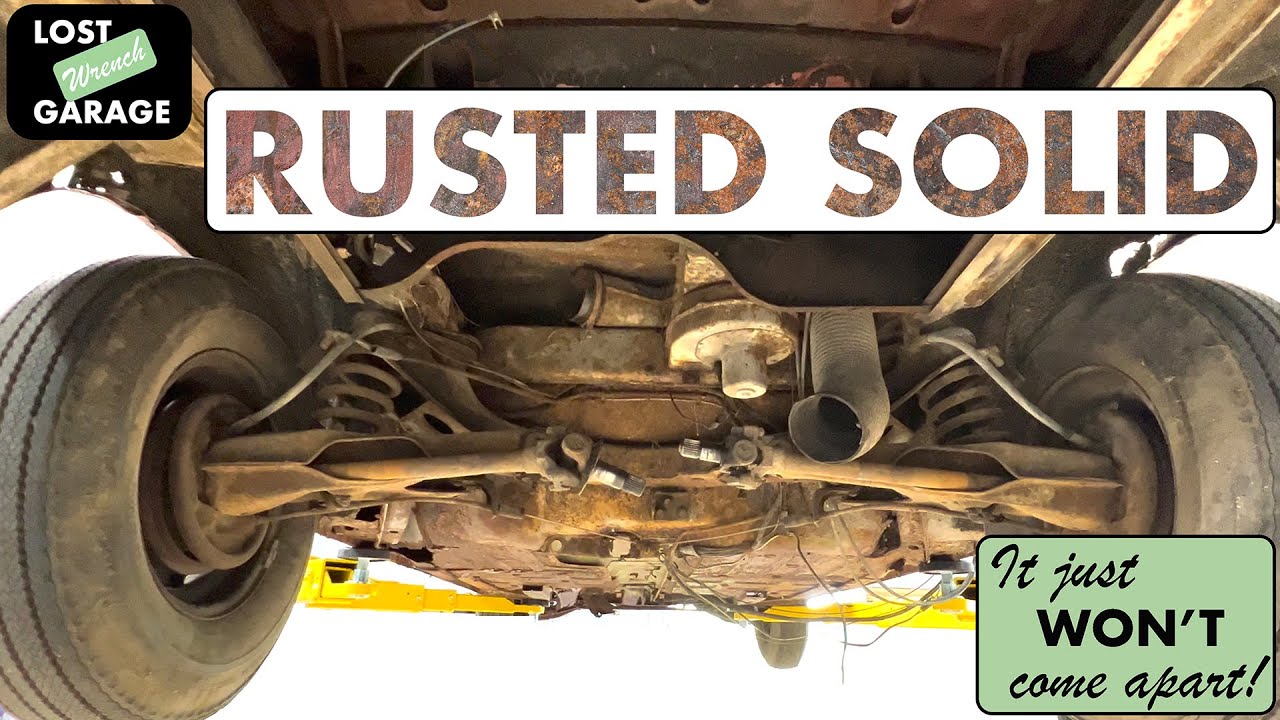 '63 Corvair:  Rear Suspension Removal