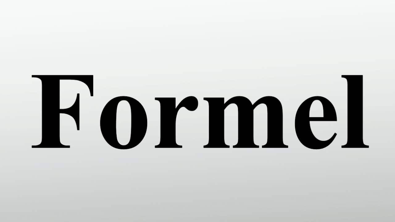 Formel