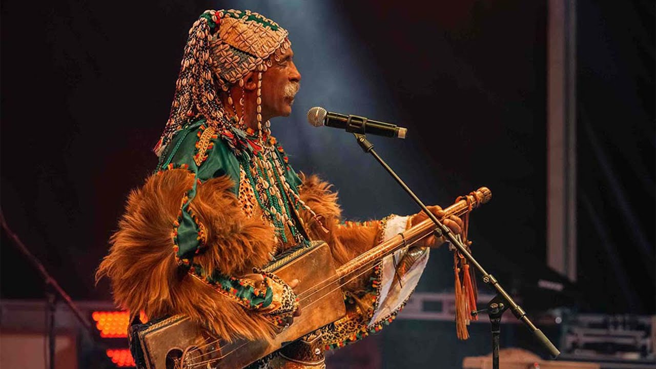 Mâalem Omar HAYAT full gnawa concert at World Folklore Days in #marrakech