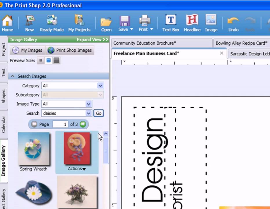 Adding Photos in The Print Shop 2.0
