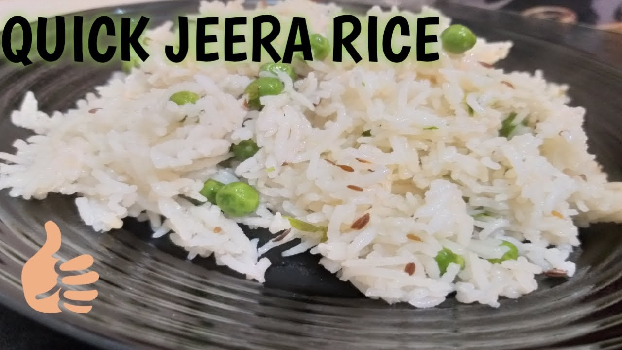 Quick JEERA RICE I Simple Jeera Rice Recipe I Goan Recipe I Cummin Flavoured Rice