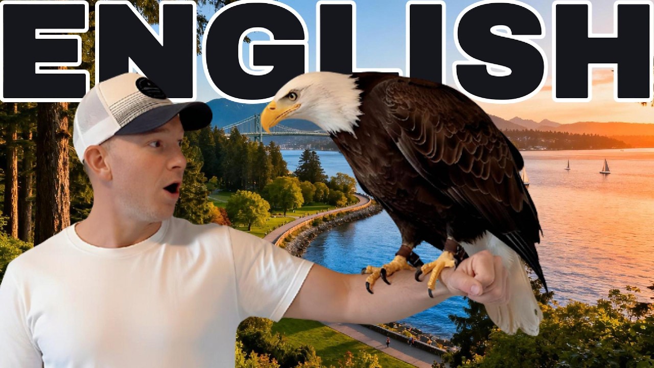 Easy English Walk in Stanley Park, Vancouver | Comprehensible Input