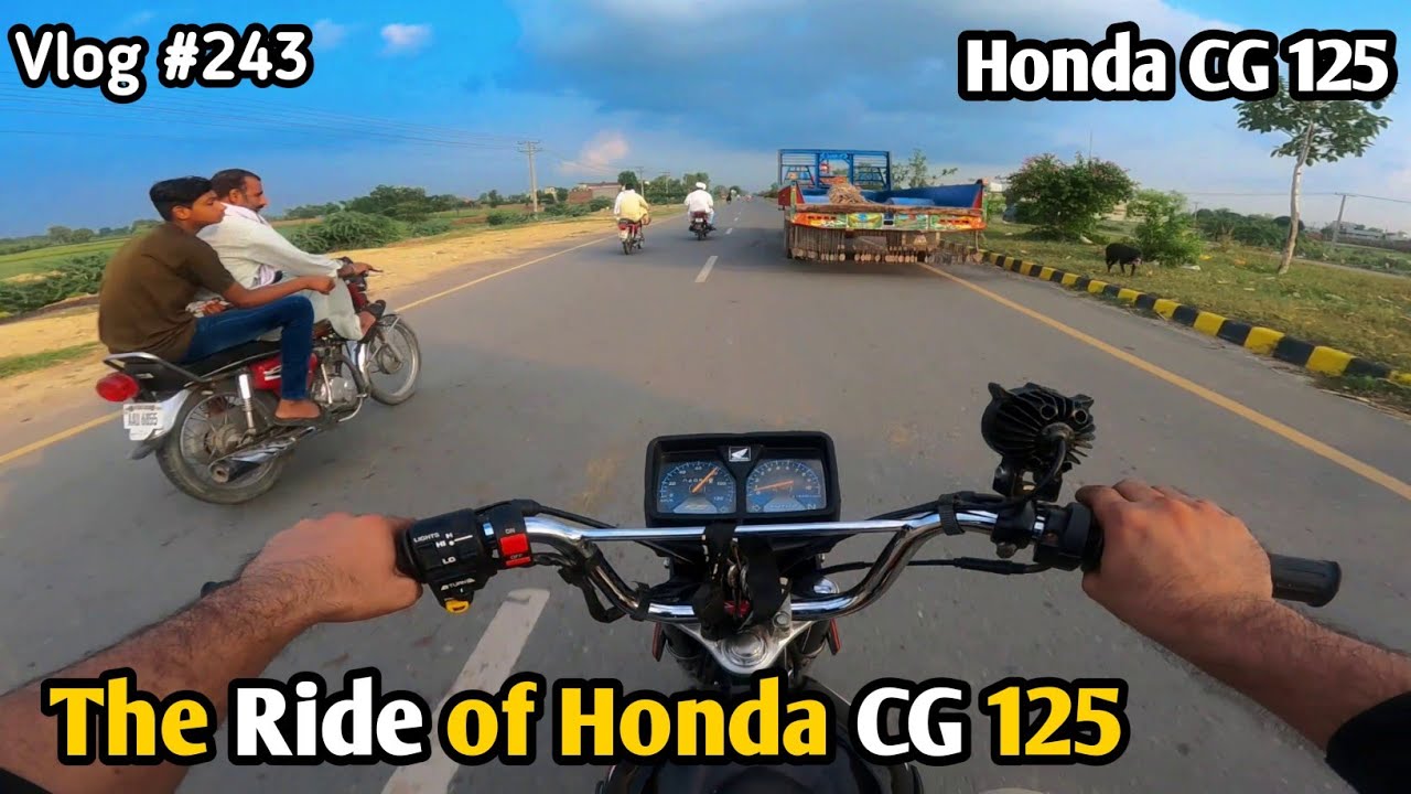 The Dangerous Ride on Honda CG 125|| Honda CG 125 Road Trip