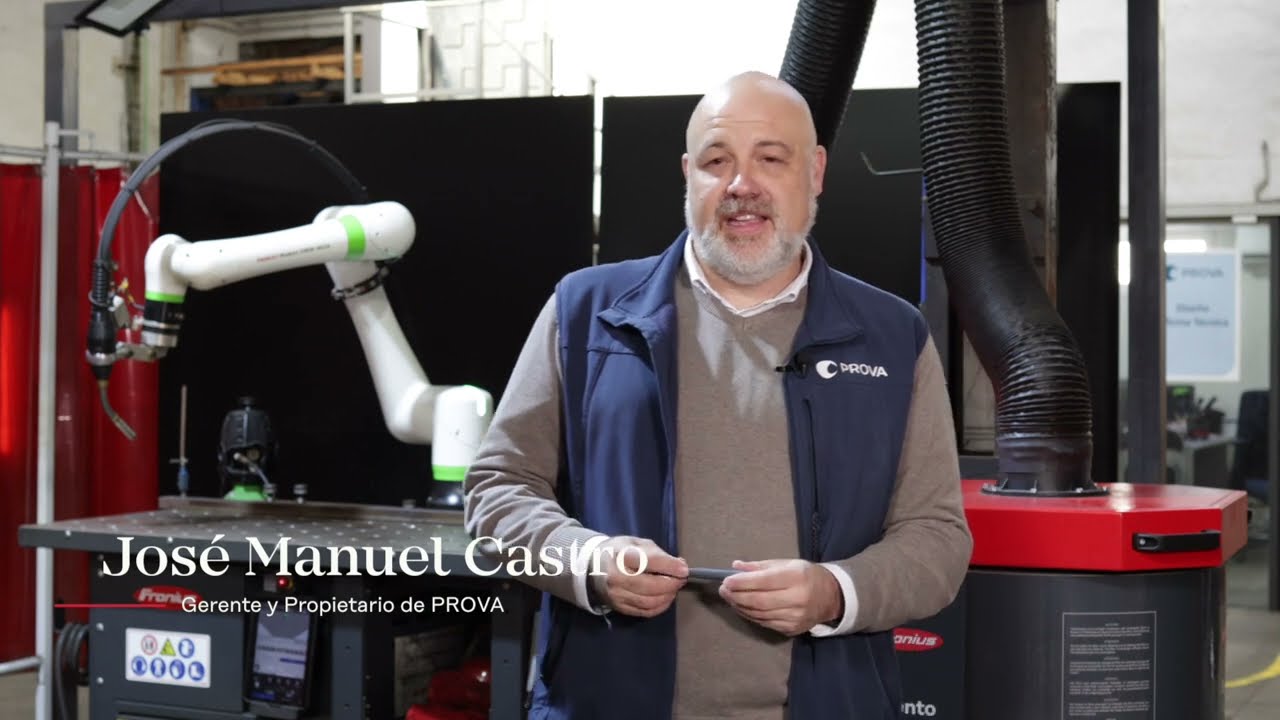 ¿Quieres ver como funciona un robot de soldadura? PROVA & Fronius - Robot de soldadura - Cobot