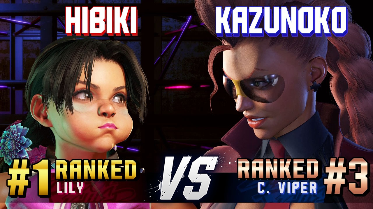 SF6 ▰ HIBIKI (#1 Ranked Lily) vs KAZUNOKO (#3 Ranked C.Viper) ▰ High Level Gameplay