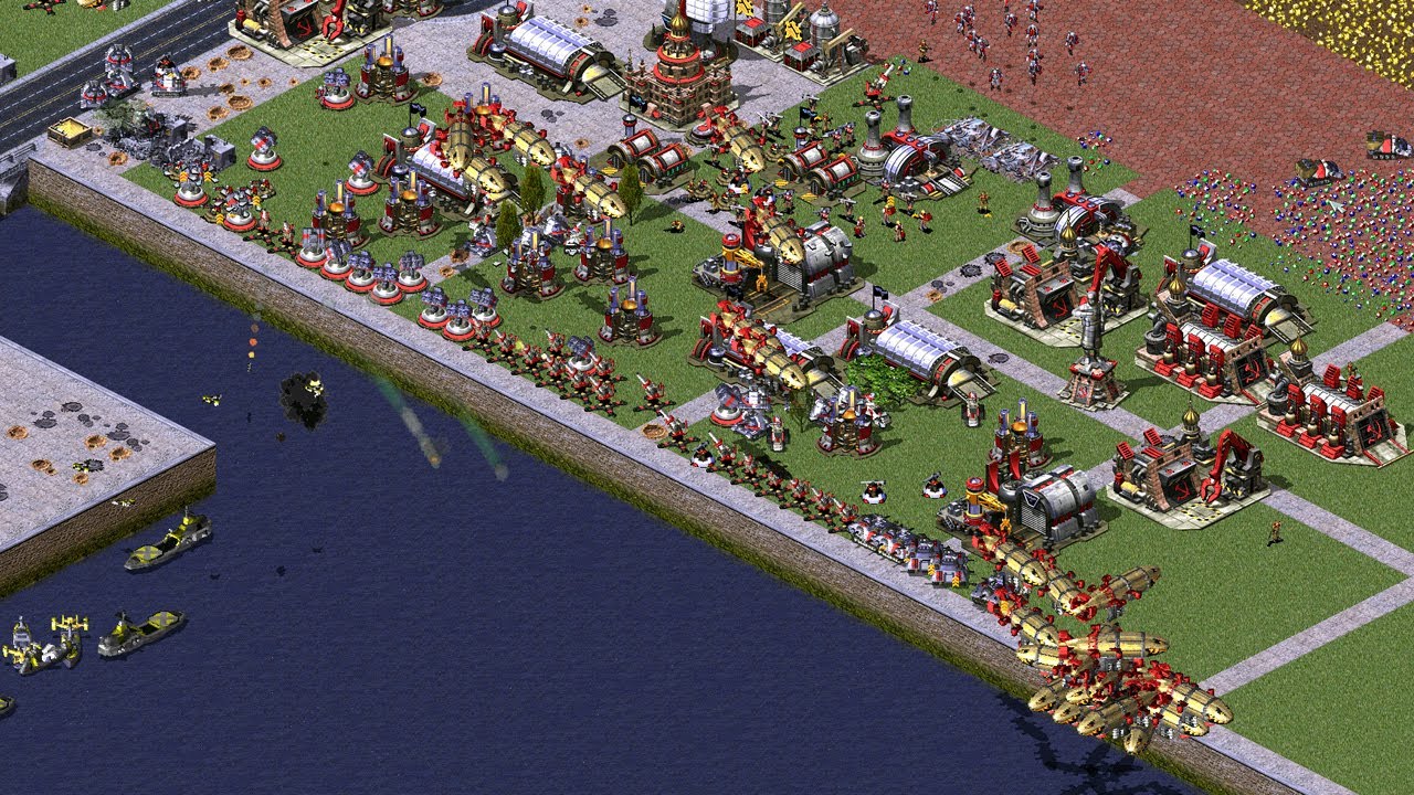 Red alert 2 | Extra hard AI | 7 vs 1 | Proctec the lag Korea