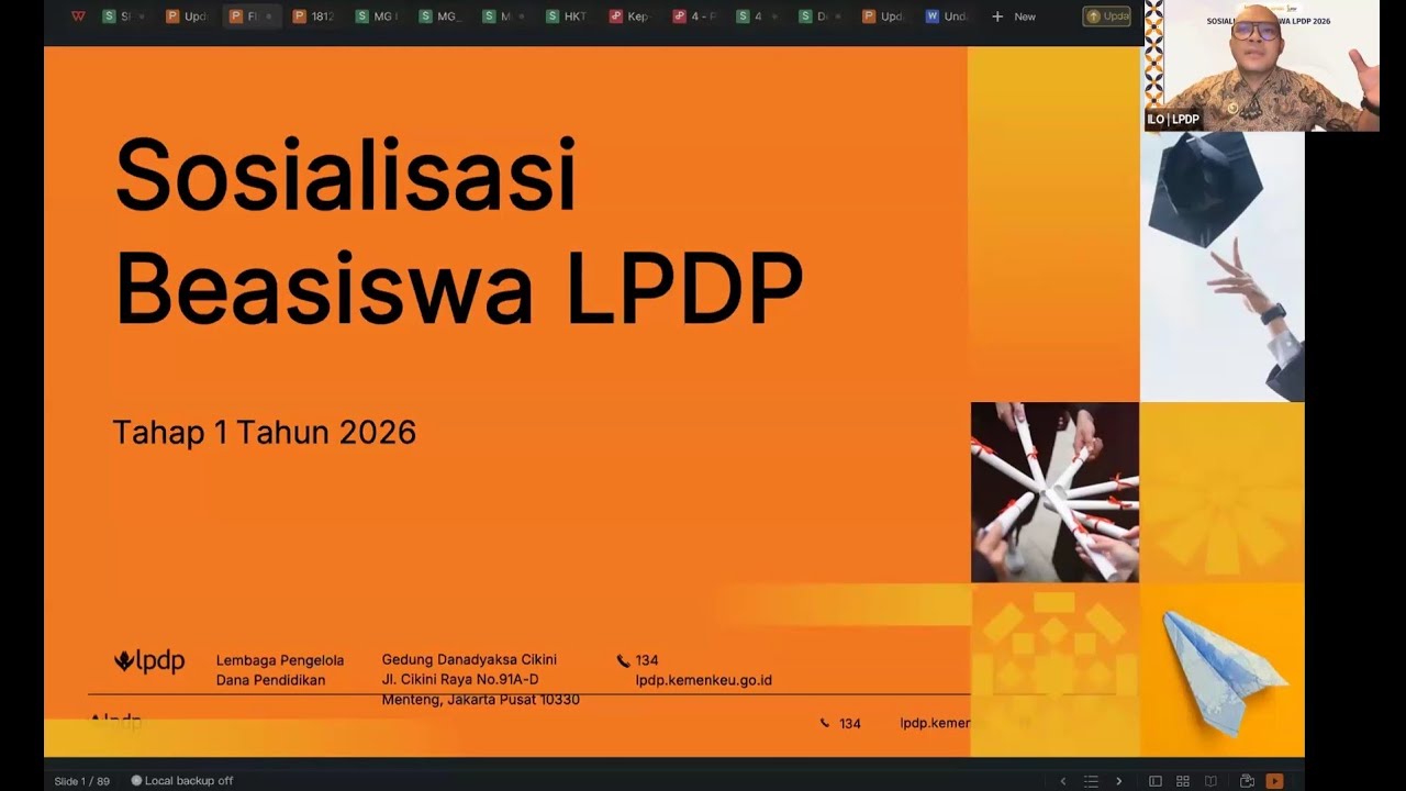 SOSIALISASI BEASISWA LPDP 2026