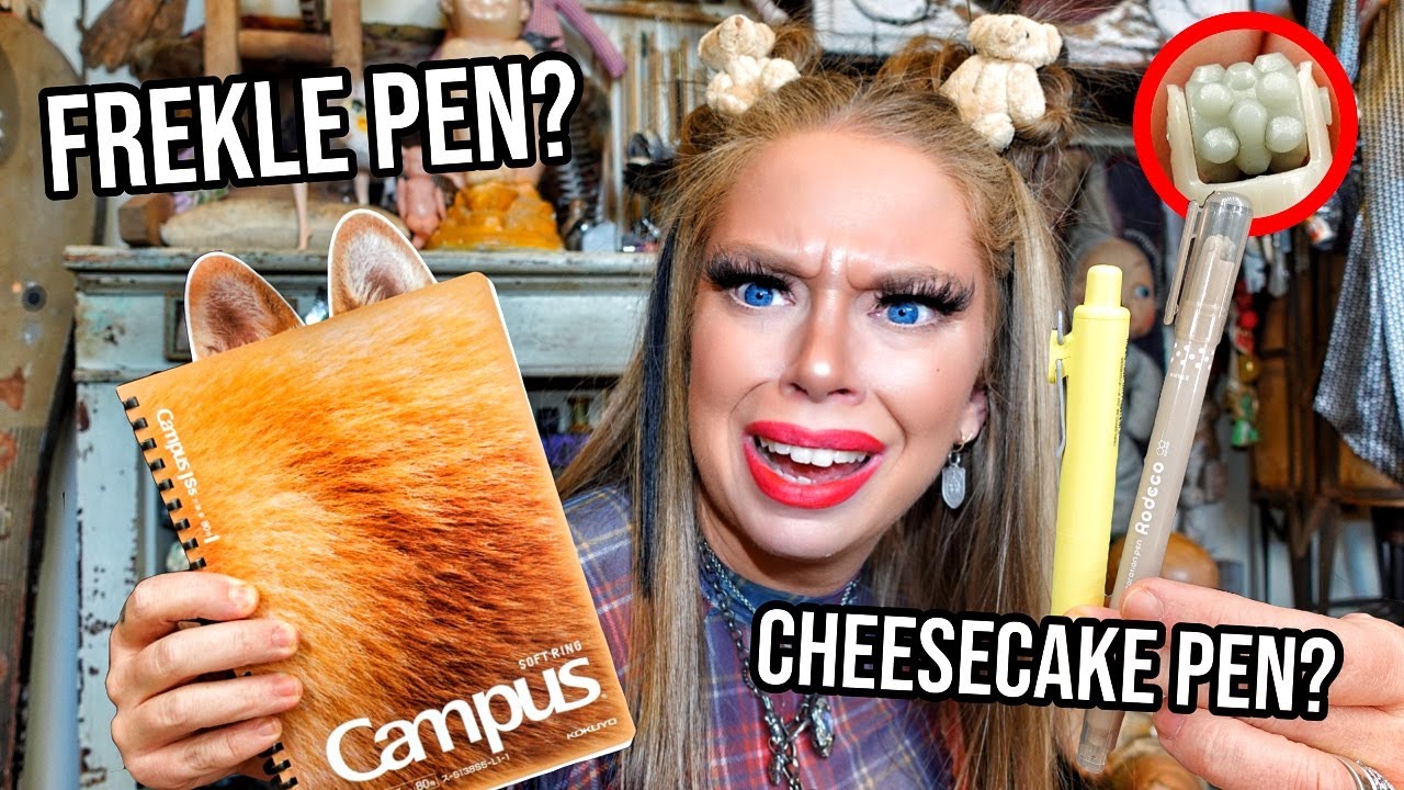 Trying The Weirdest New Stationery I Can Find!- (Limited Editions Tokyo Pen Shop!)
