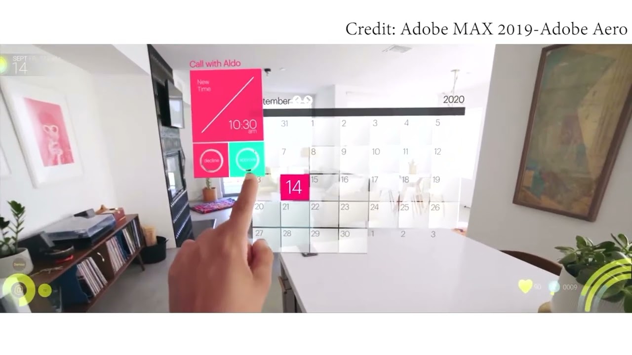 [Preview] Exploring Spatial UI Transition Mechanisms with Head-Worn Augmented Reality