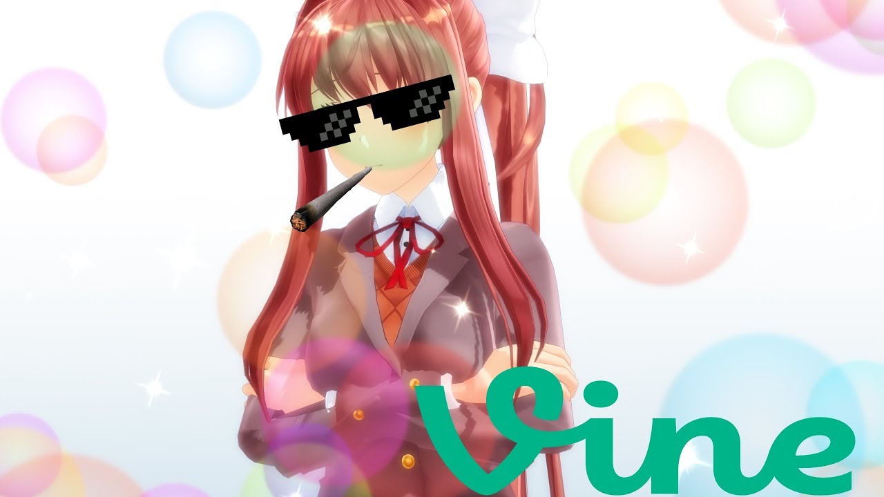 (MMD) DDLC Vines/Meme Compilation+DL Pt.2(Thanks for 100 subs)