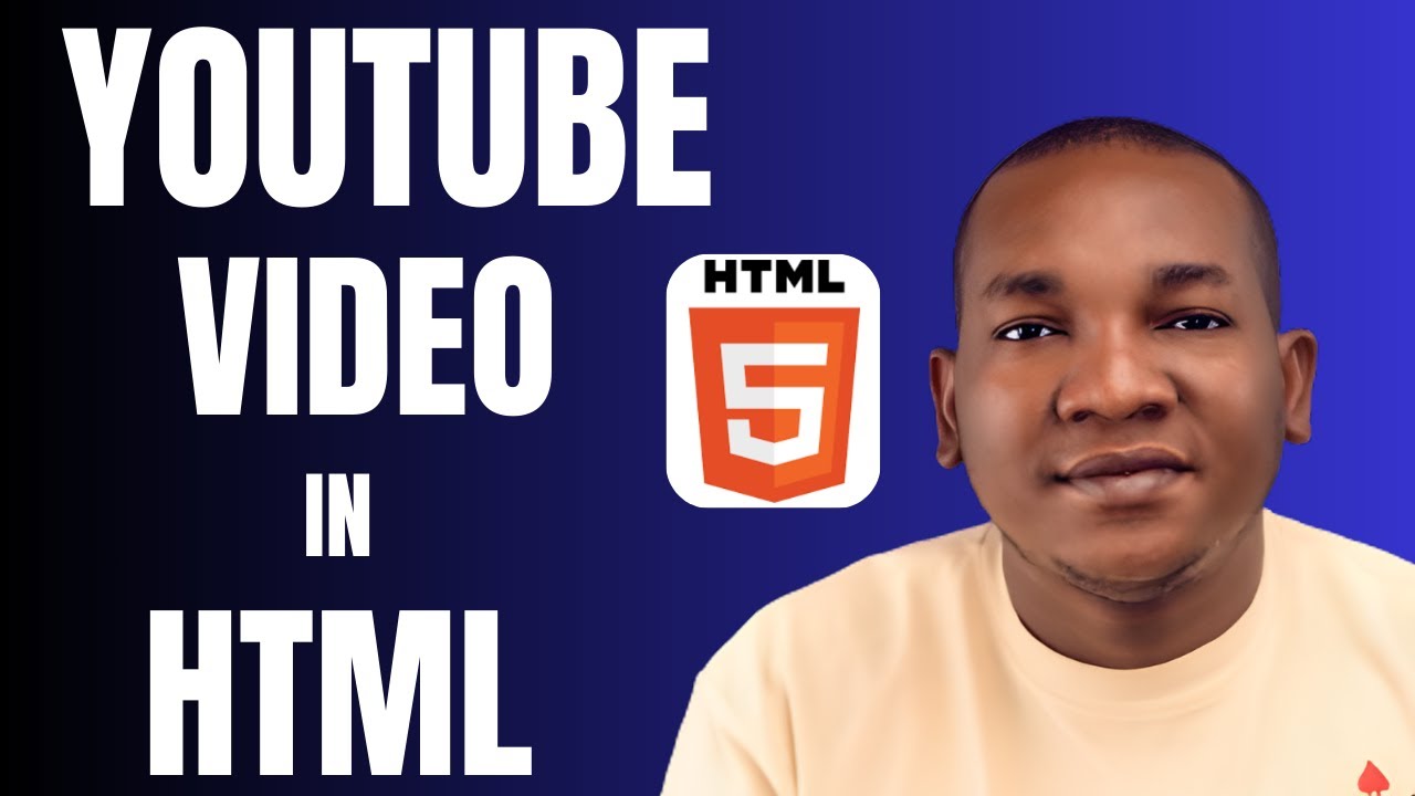 How to Embed a YOUTUBE VIDEO in html: Embed a YouTube video in Website in 2025