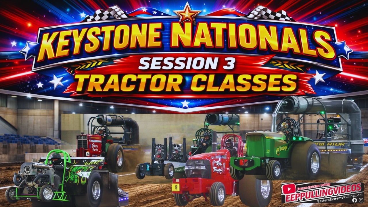 MEGA Keystone Natls Tractor Pull Action