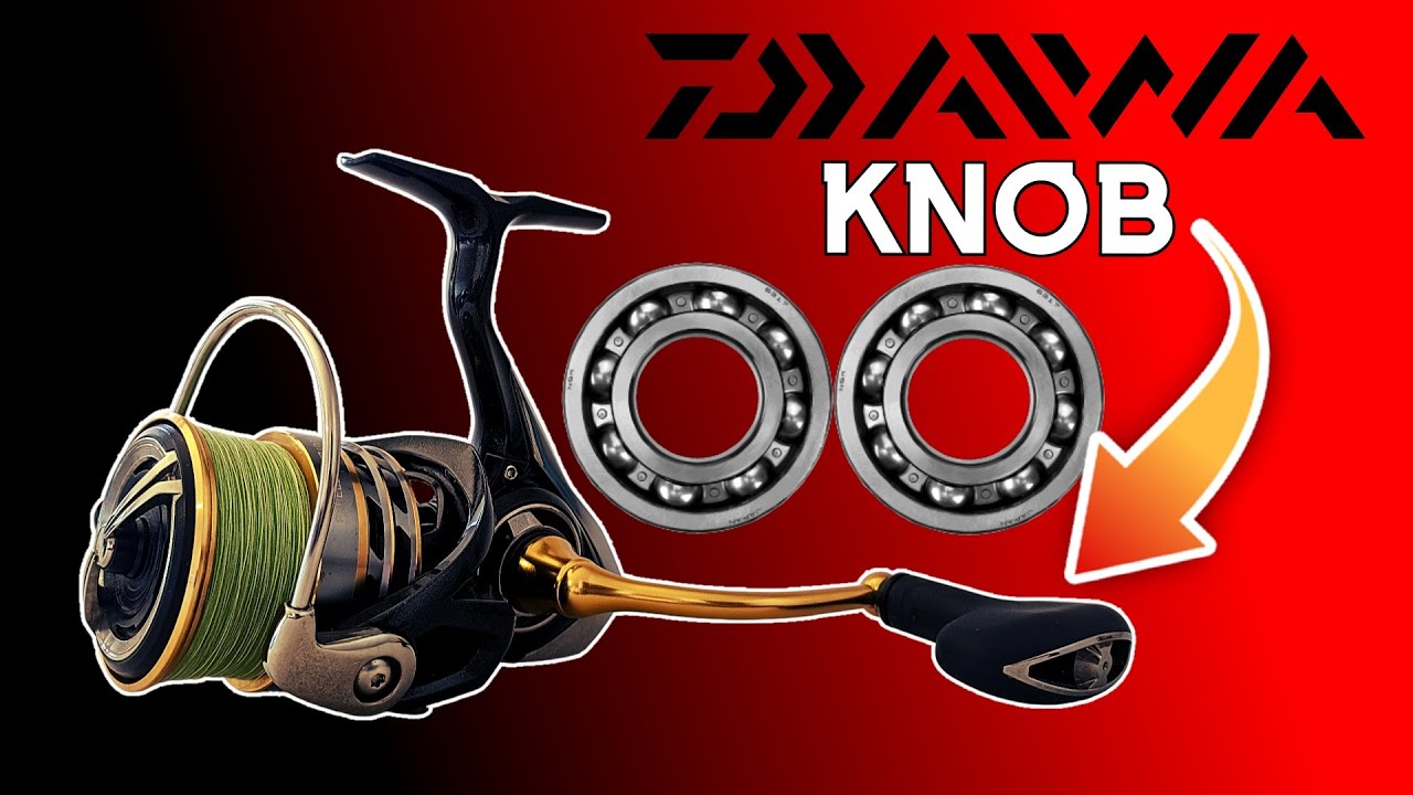 How To Remove The Knob And Add Ball Bearings I Knob Replacement I DAIWA and SHIMANO reels