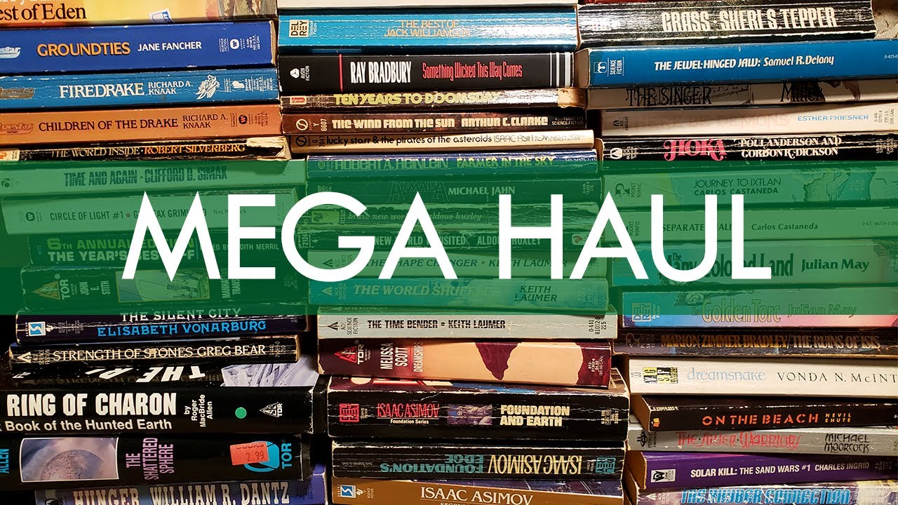 Самая большая коллекция книг в жанре научной фантастики и фэнтези в моей жизни [Специальное предл...