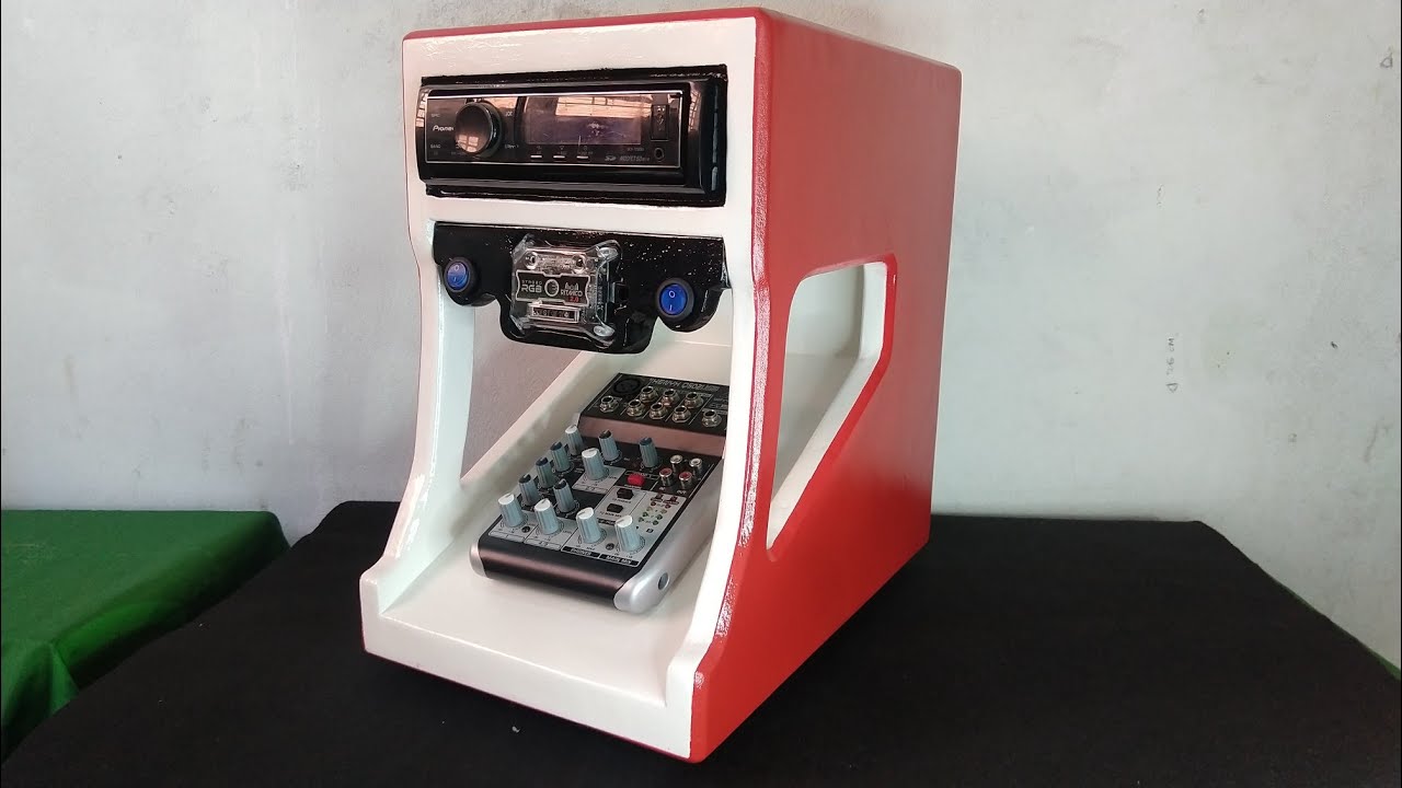 Como Fazer e Pintar um Rack Movel sem Fio , passo a passo ´´som automotivo´´ #ARiSouNd