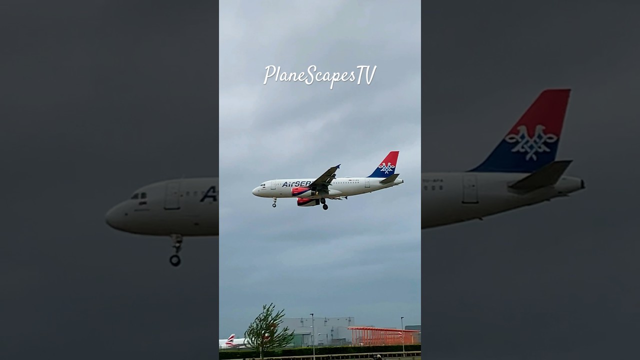 **Windy Landing** Air Serbia Airbus A319