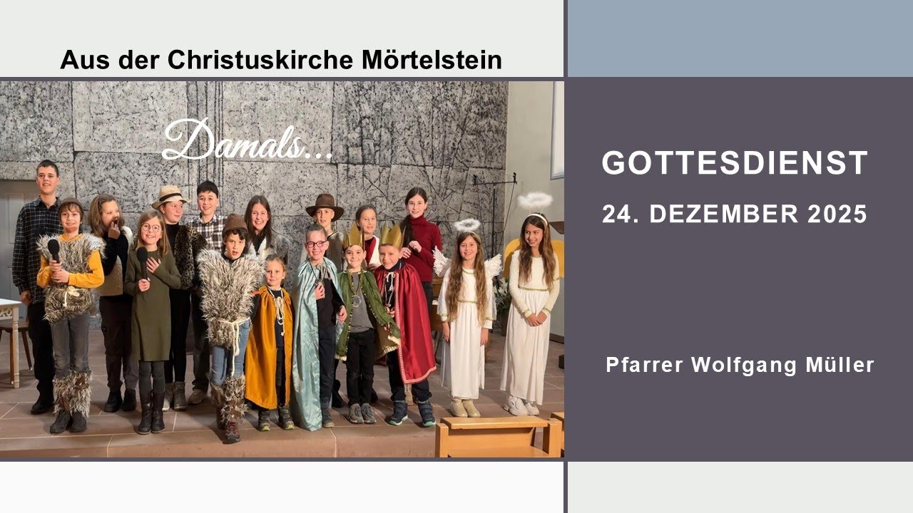 Heiligabendgottesdienst mit Krippenspiel - 