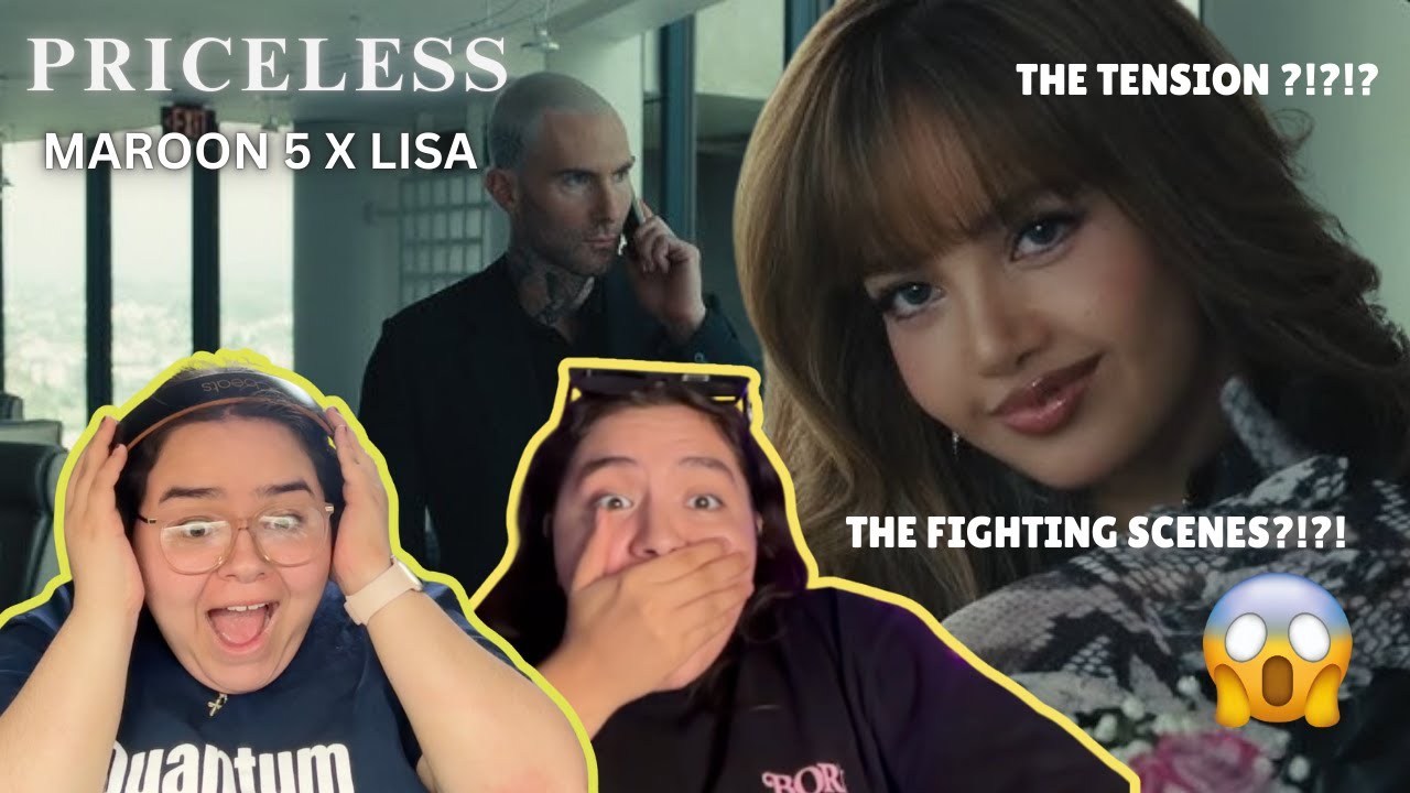 BLINKS react to Maroon 5 - Priceless ft. LISA (Official Video) | AMAZING 🤩