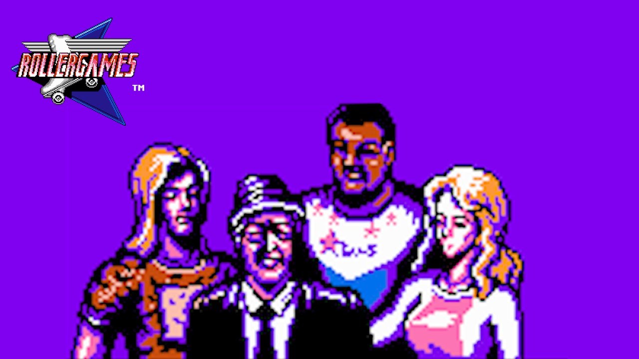 Rollergames (NES) - UNCUT 4K Walkthrough