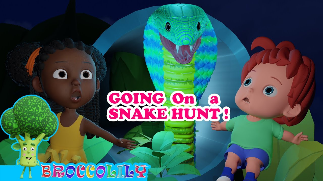 GOING ON A SNAKE HUNT | Brain Break | Circle time song for kids #nurseryrhyme #broccolily