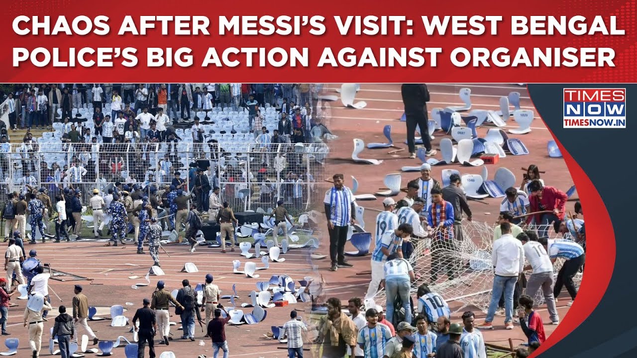 Messi In India: Horrific Kolkata Scenes As Fans Go On Rampage At Salt Lake Stadium | CM Mamata Says