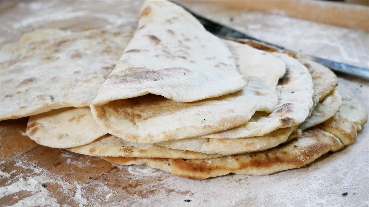 Faire son pain pita 🫓  SANS FOUR 🇬🇷