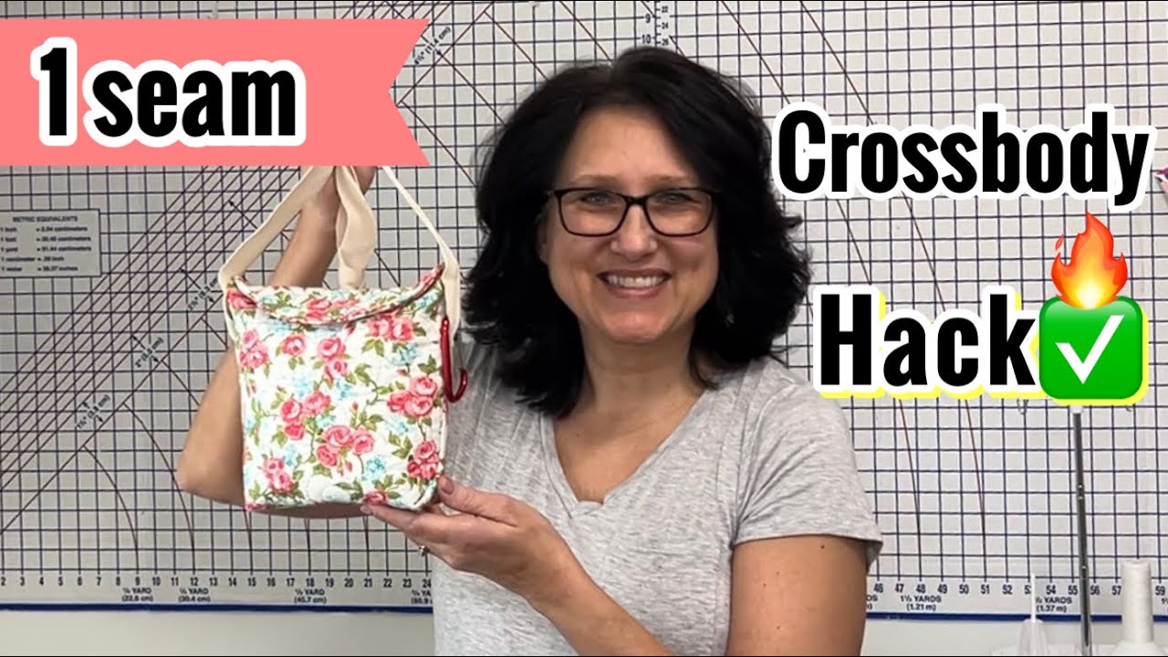 1 Seam Crossbody Bag ~One Seam Purse