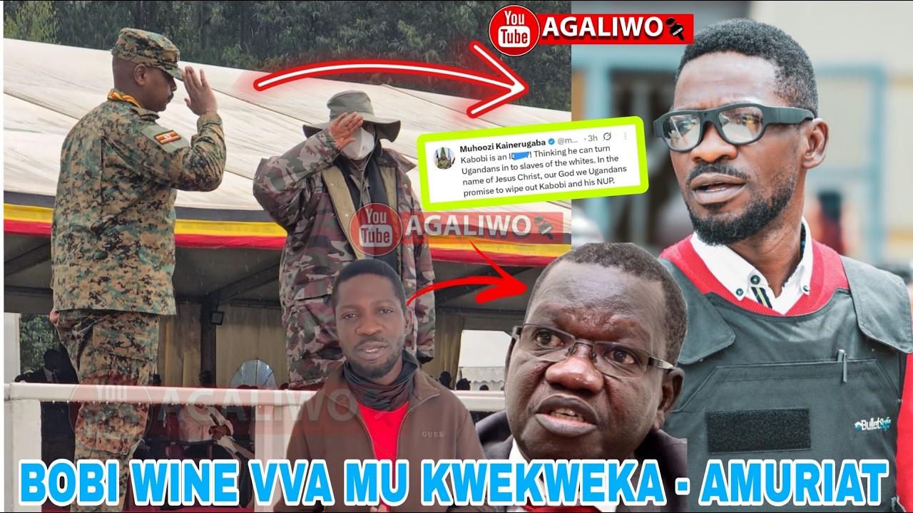 GEN. MUHOOZI AYANUKUDDE BOBI WINE OKUMULOOPA MU BAZUNGU NE PRESIDENT MUSEVENI. AMURIAT KU BOBI WINE😢