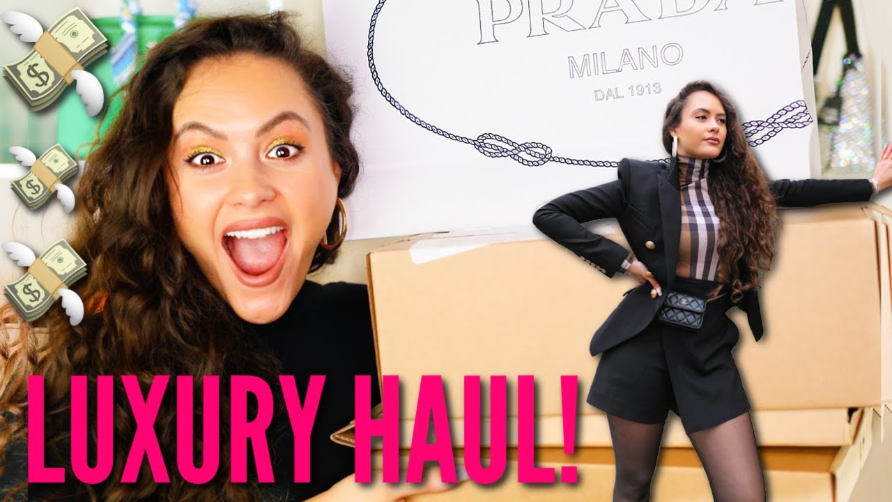 LUXURY HAUL 2021!! *TRY ON & STYLING* NEW SEASON (Prada, Burberry etc..)