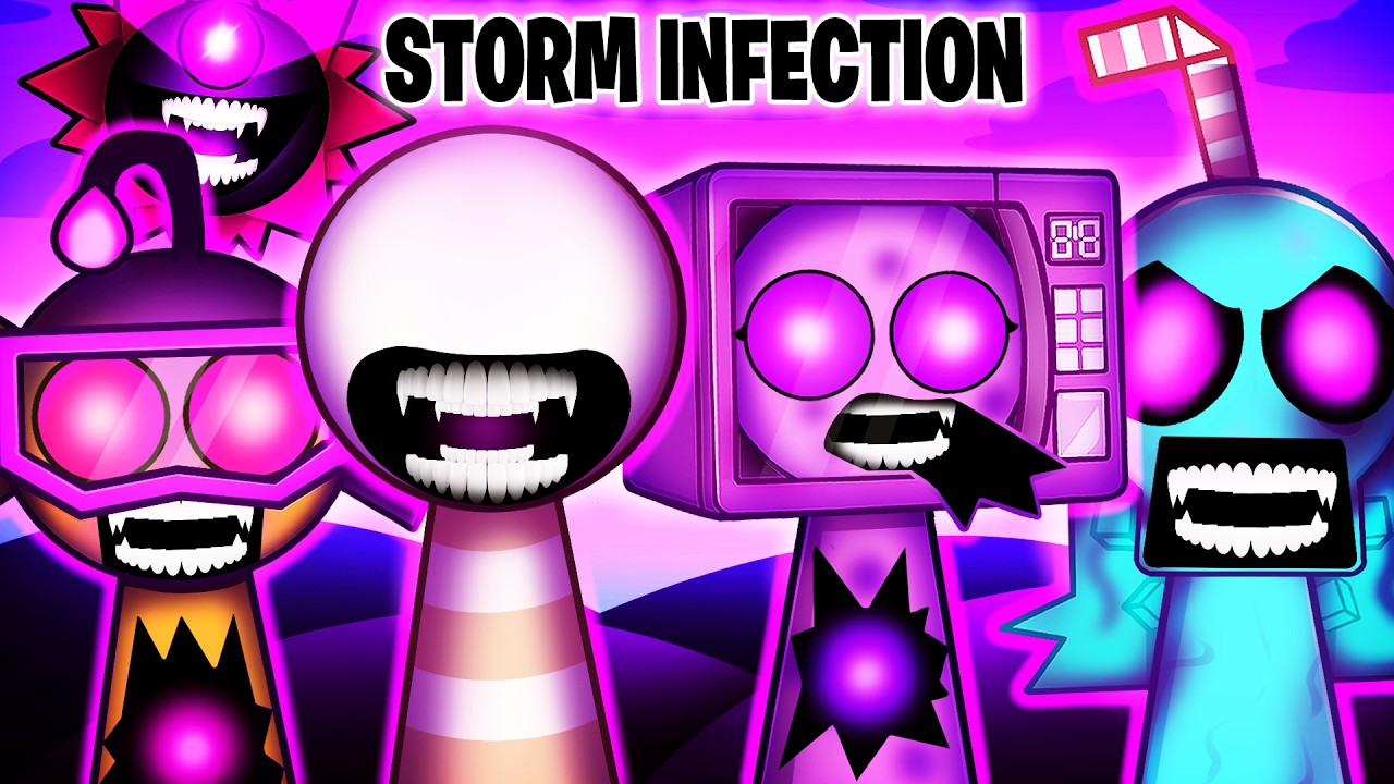 Sprunki But STORM INFECTION is Really Scary!!