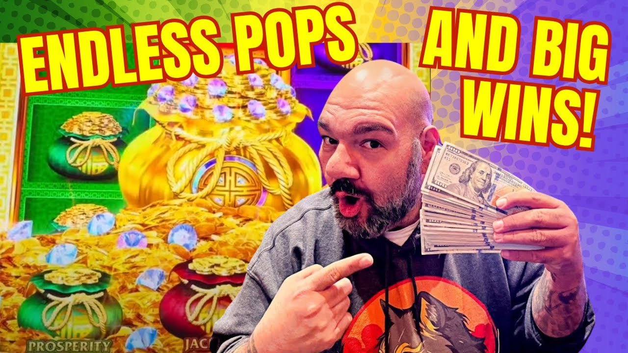 MORE THAN AN HOUR OF NONSTOP ACTION AND BIG WINS ON FU DAI LIAN LIAN!! with VegasLowRoller