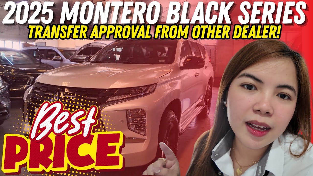 2025 MONTERO BLACK SERIES 4X2 AT - RELEASED SA OFW CLIENT NATIN!
