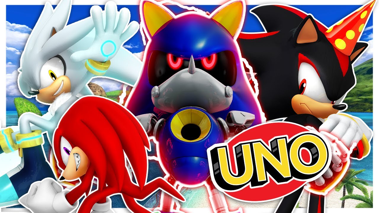 SHADOWS BEST PARTNER?! SILVER AND KNUCKLES PLAY UNO!
