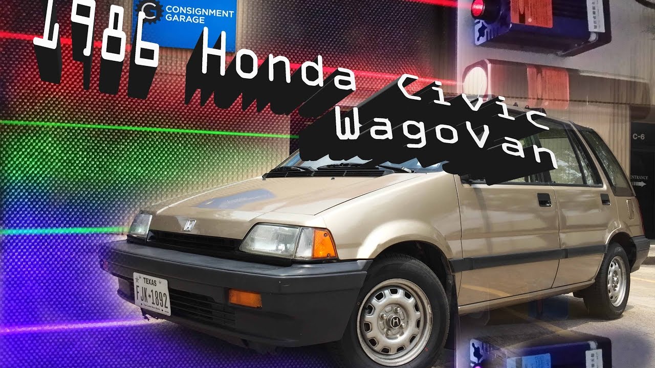 Aidan and Ben's Garage: Our 1986 Honda Civic WagoVan
