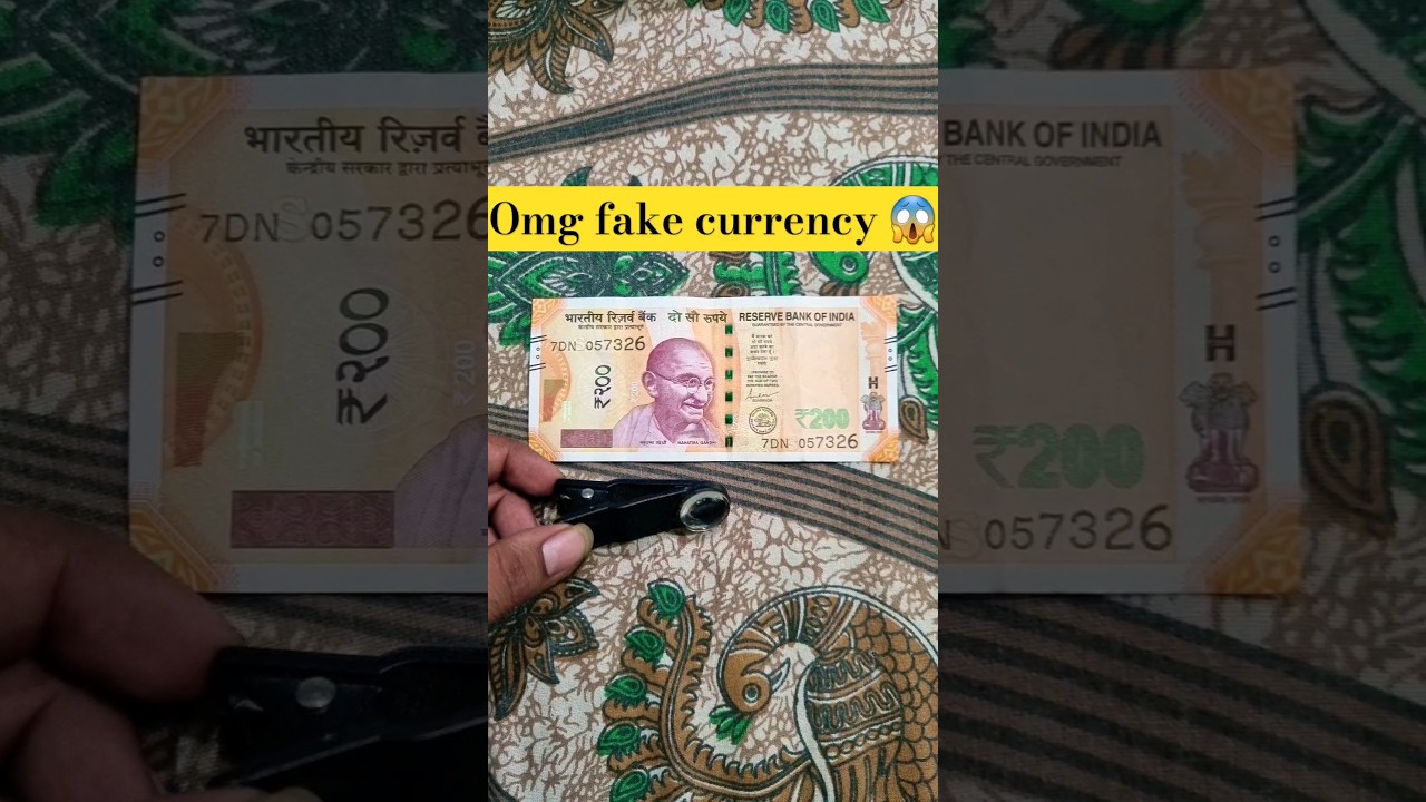 How to know original Vs fake currency 💵 || phone photography 🔥 | #viral #shorts #short