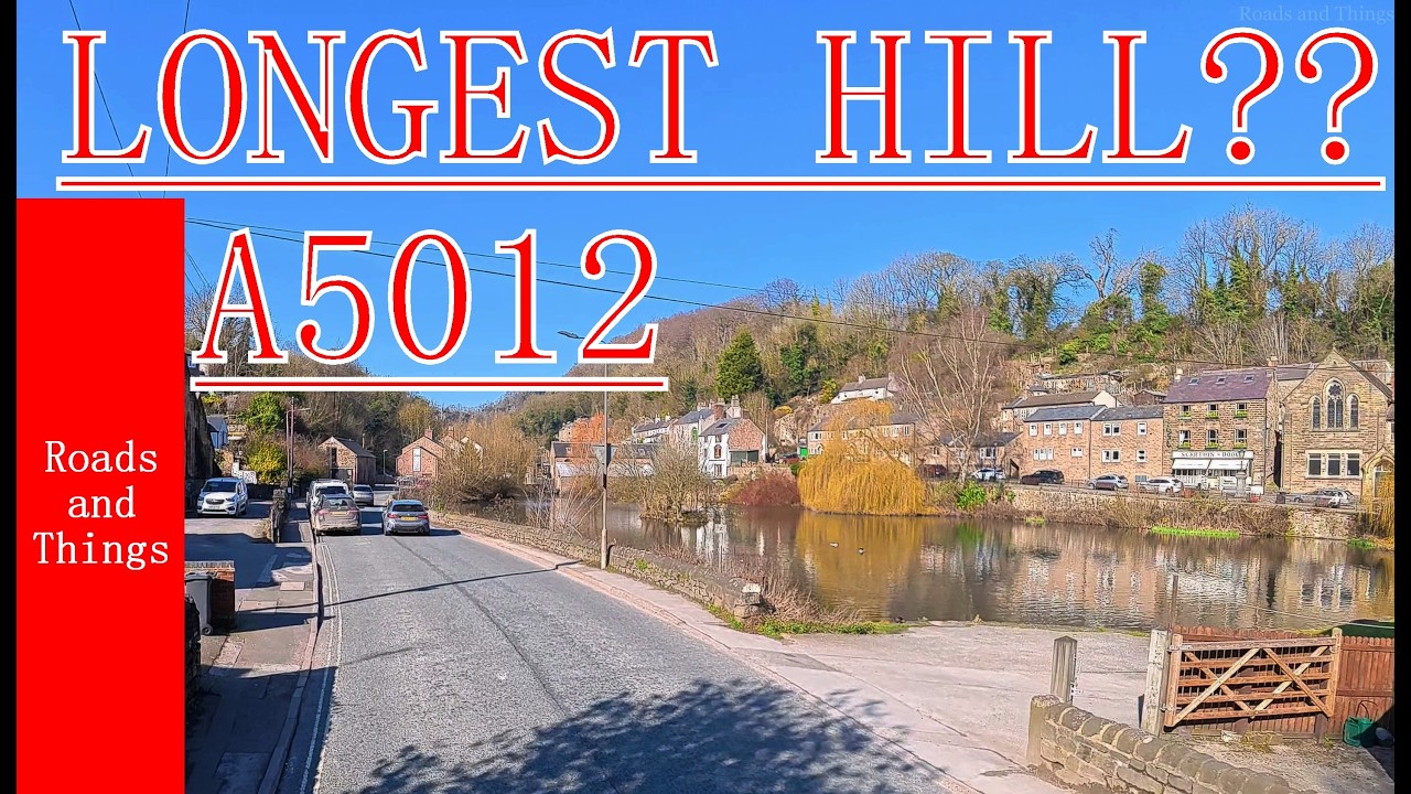 Cromford to Newhaven, A5012, Matlock, Derbyshire.....4k
