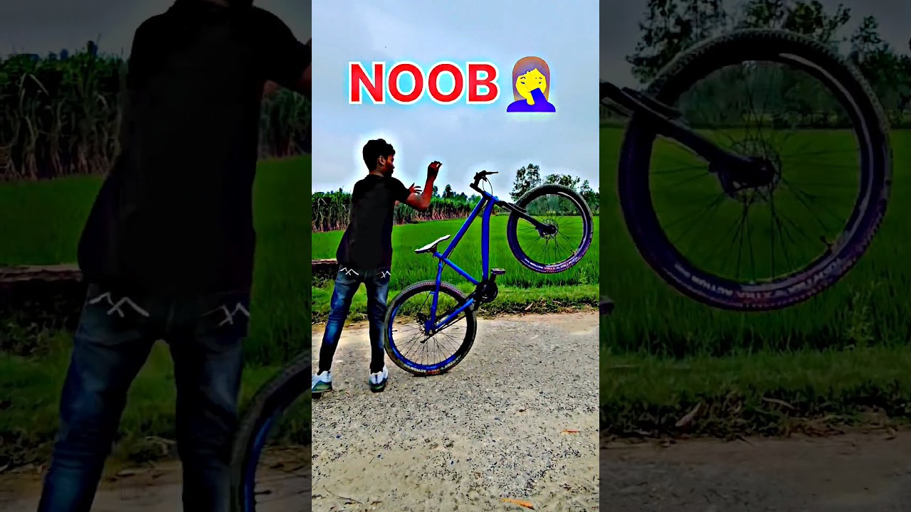 I Tried The Most Viral Cycling Stunts viral video mtb cycle stunt for my