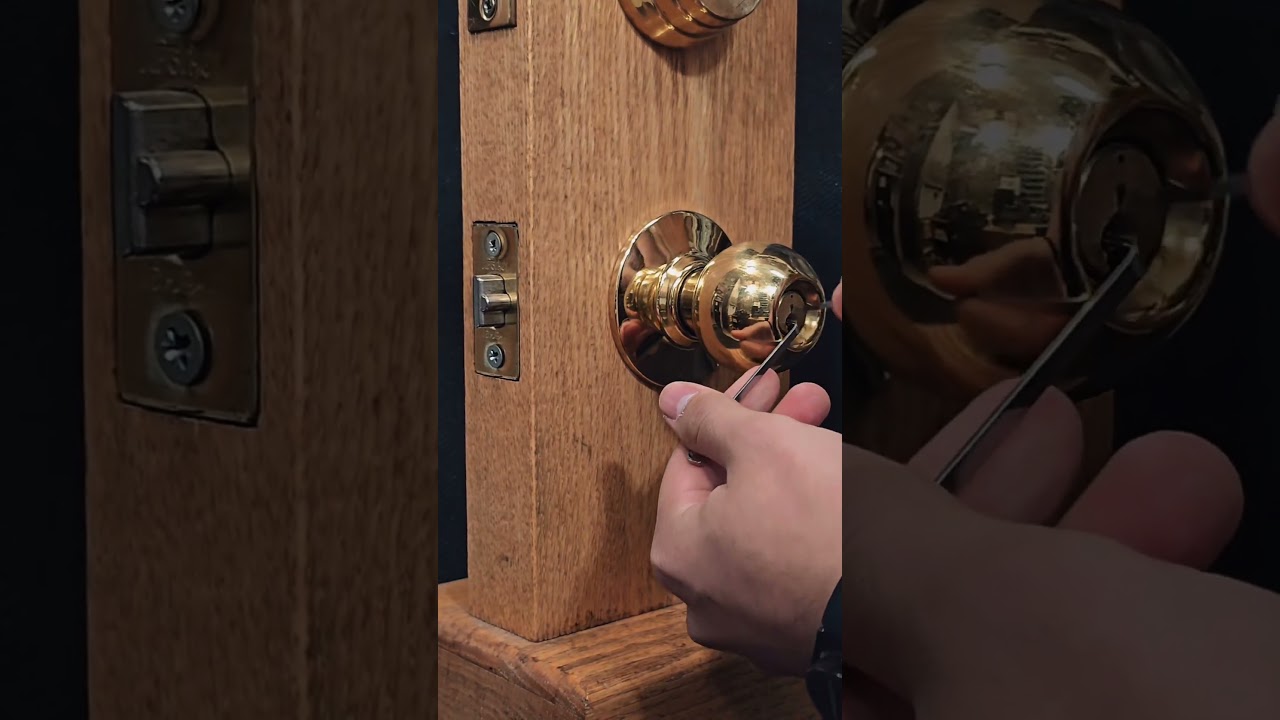 Picking an Entry Door Knob #lockpicking