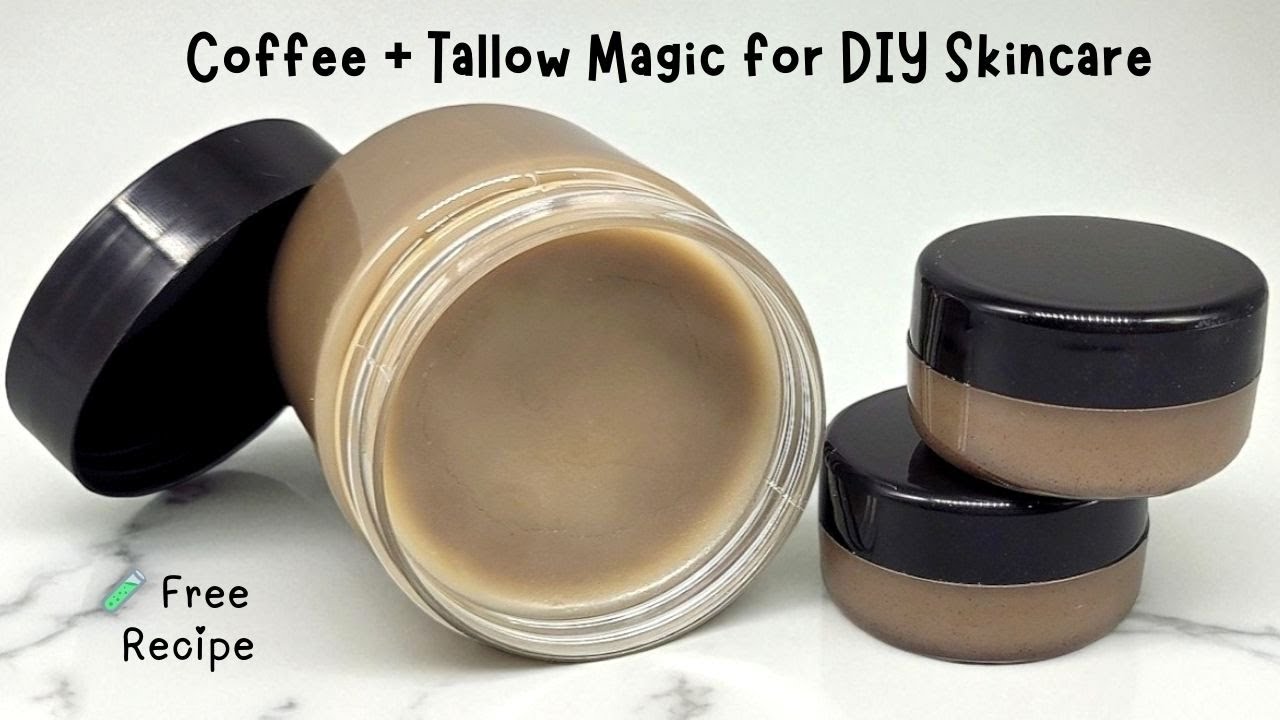 How To make Coffee Infused Tallow For Use in Skincare Formulations