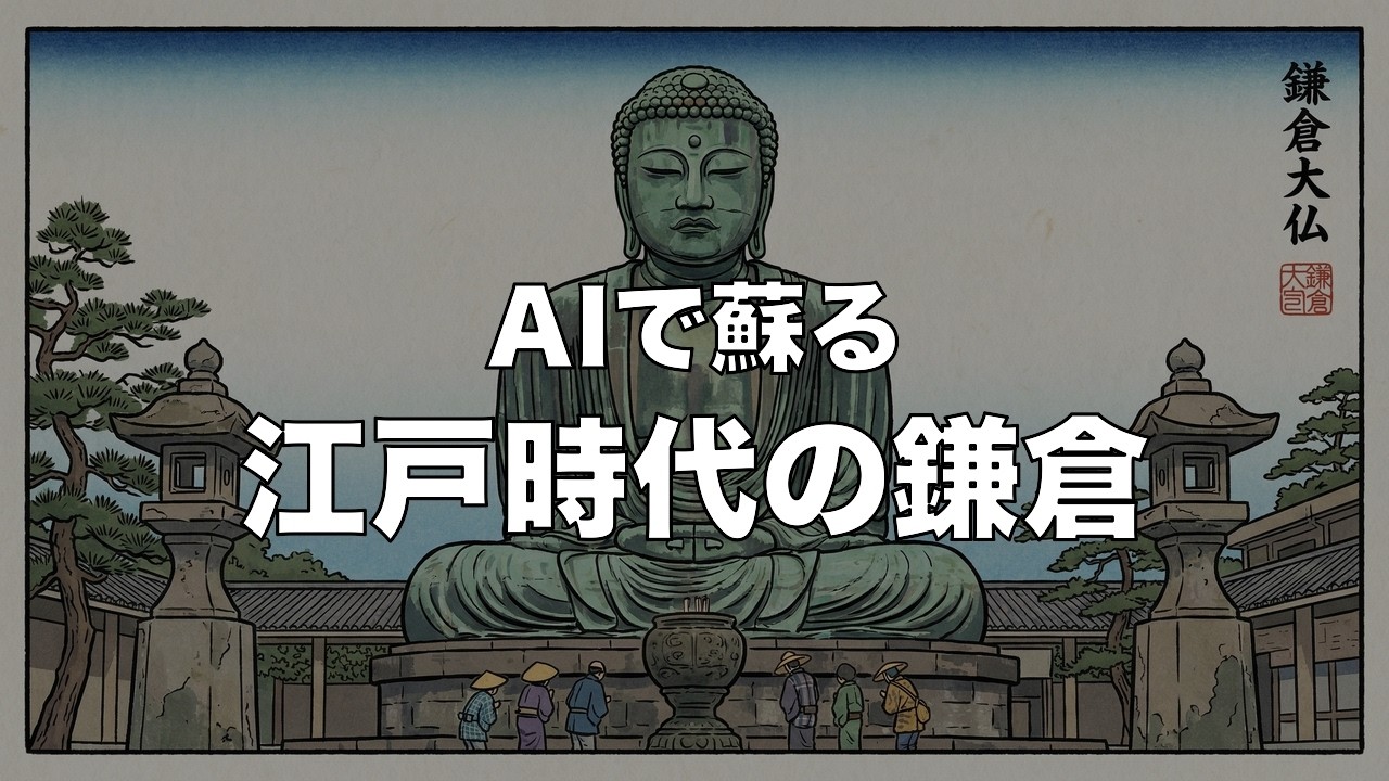【AIで蘇る】江戸時代の鎌倉