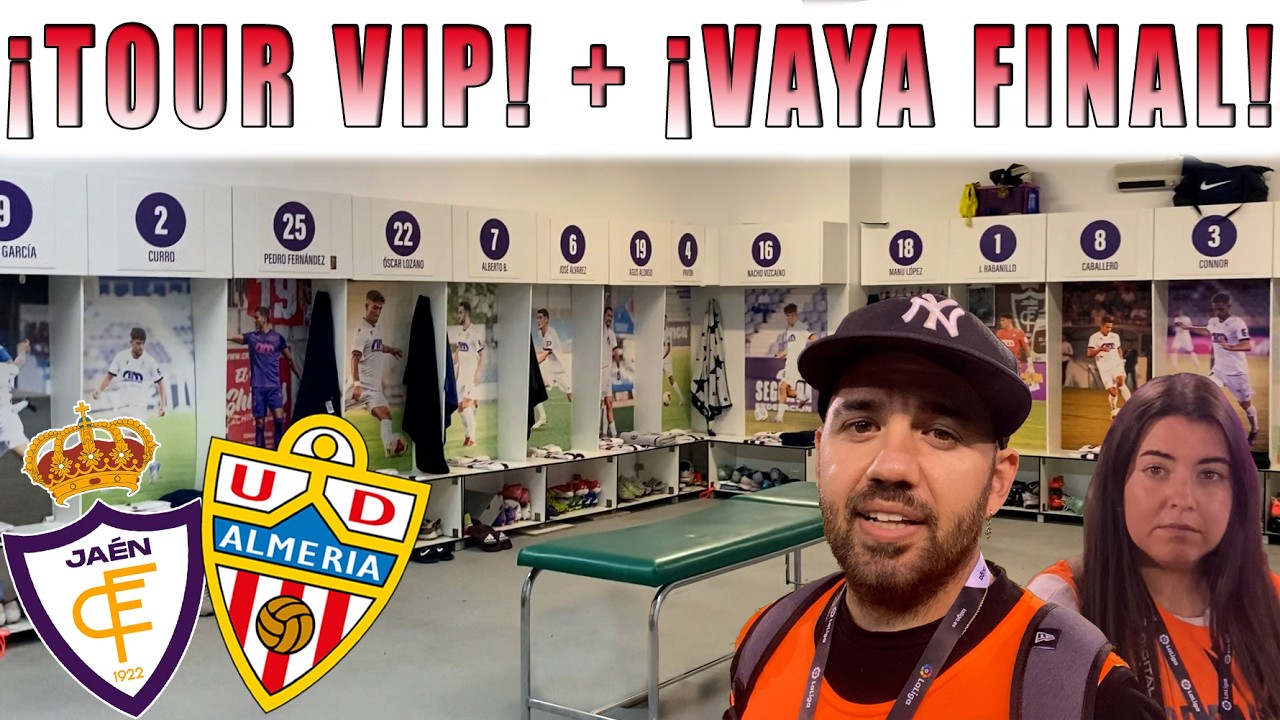 🔥 ENTRAMOS al ESTADIO del REAL JAEN por DENTRO 😱Tour EXCLUSIVO + FINAL de INFARTO | Vlog OnTour Ja&eacute;n