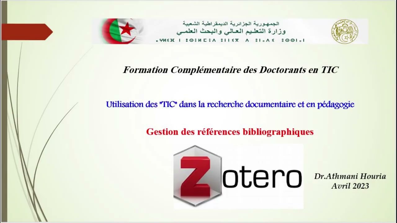 Zotero 3  collections marqueurs