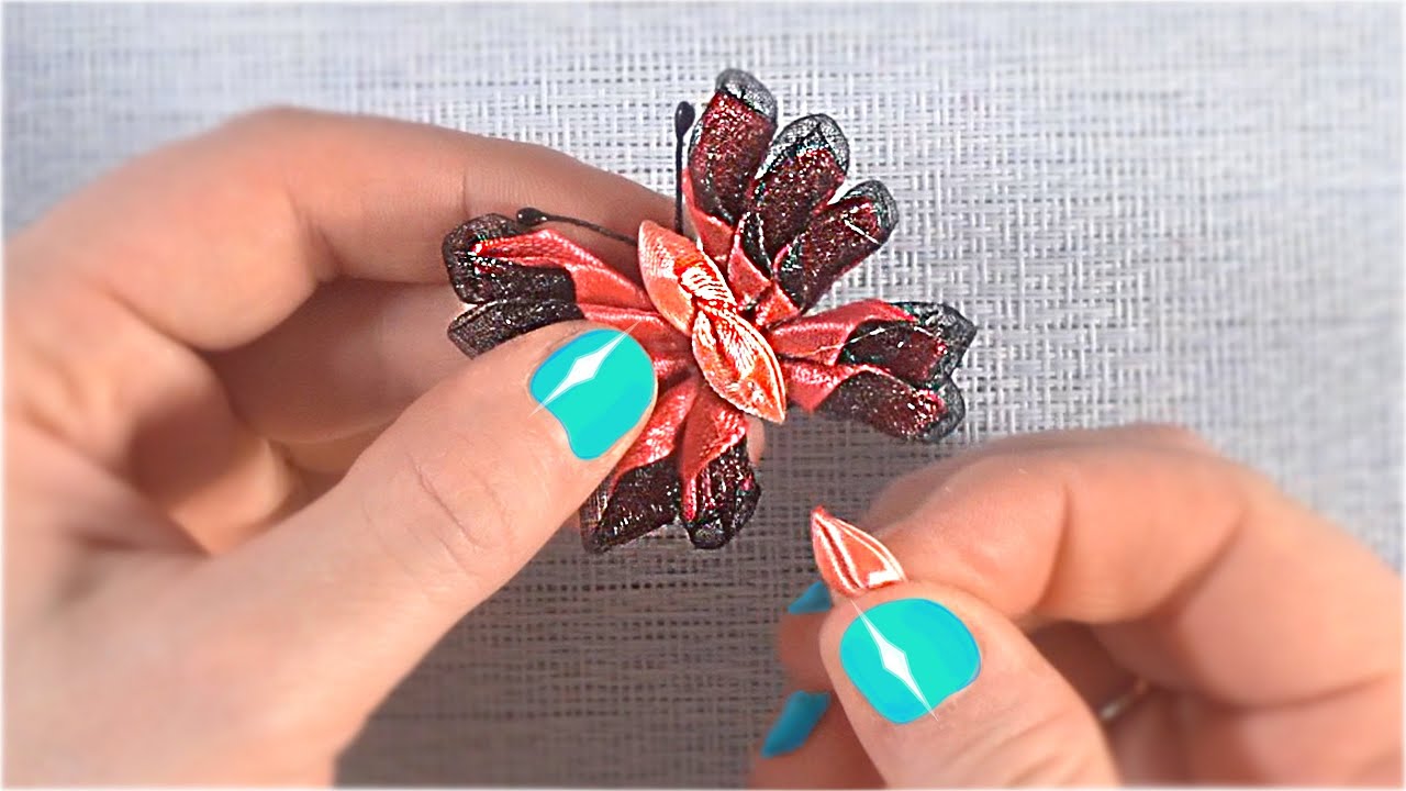 Бант 🎁 бабочка 🦋 и галстук 👔 DIY канзаши