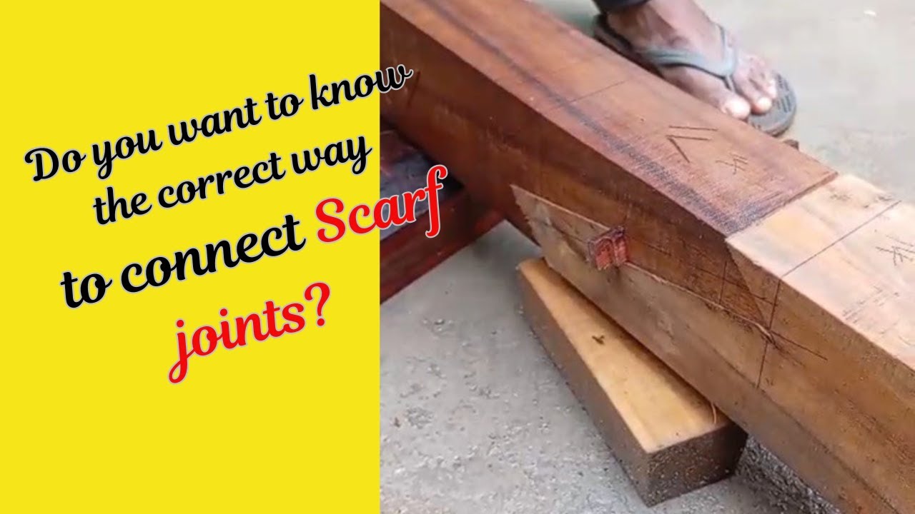 How to make Scarf wood joints| woodworking| DIY| Joints | Scarf joints